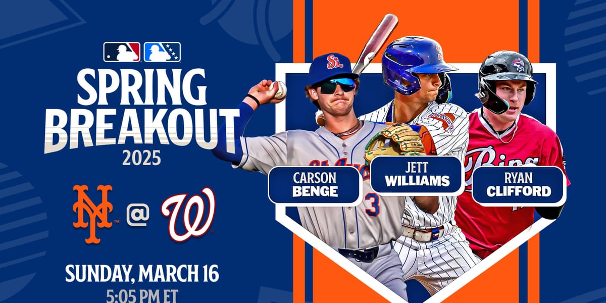 Amazin' Daily Briefing: March 17 2025 – Mets Prospects Shine in Spring Breakout: Power, Speed, and Dominant Pitching on Display