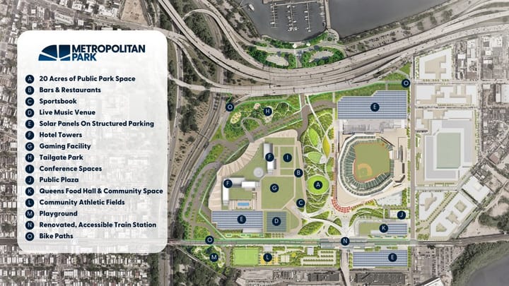 The Mets’ $8 Billion Plan to Revolutionize Queens: A Casino, Park, and Food Hall?